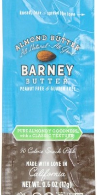 Barney Butter Almond Butter 90 Calorie Snack Packs, 0.6-Ounce (Pack of 24)