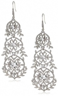 Carolee LUX Crystal Basics Metal Antique Crystal Chandelier Earrings