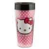 Vandor 18051 Hello Kitty Plastic Travel Mug, Pink, 16-Ounce