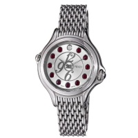 Fendi Crazy Carats Ladies Silver Dial Stainless Steel Watch F105036000T03