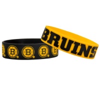 NHL Boston Bruins Bulky Bandz Bracelet 2-Pack