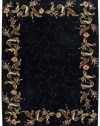 Nourison Rugs Julian Collection JL46 Black Round 8' x 8' Area Rug