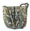 MICHAEL Michael Kors Ring Tote Snakeskin Crossbody - Dark Sand