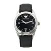 Emporio Armani Men's AR5893 Sports Black Leather Band Watch