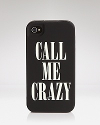 Call it as you see it with this playful kate spade new york iPhone case, splashed with a tongue and chic phrase. We're madly in love.