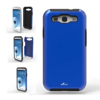 Acase ACS-01PCSLSGS3BL-AS Superleggera Pro Hybrid Case for Samsung Galaxy S III - 1 Pack - Retail Packaging - Blue