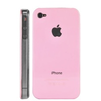 New Light Pink Back Replicase Hard Crystal Air Jacket Case for iPhone 4 4G 4S (AT&T / Sprint / Verzion)