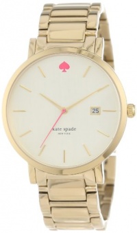 Kate Spade New York Women's 1YRU0009 Large Gold Bracelet Gramercy Watch