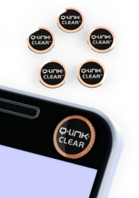 Q-Link Clear Diode For Cell Phone & EMF Protection 5-Pack