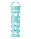 Lifefactory 16oz Glass Beverage Bottle Turquoise