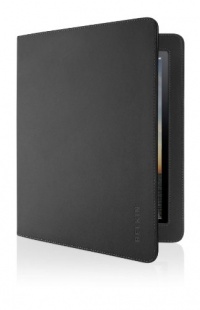 Belkin Verve Folio Case with Stand for the New Apple iPad 2 / 3rd Generation, HD, 1080P, WiFi, 4G LTE, AT & T, Verizon (Black)