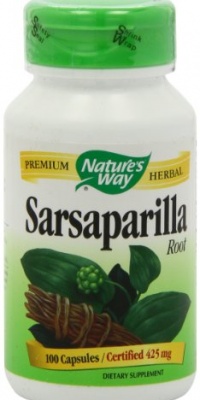 Nature's Way Sarsaparilla Root Capsules 425 mg, 100-Count