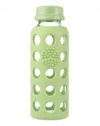 Lifefactory 9-Ounce Glass Beverage Bottle, Spring Green