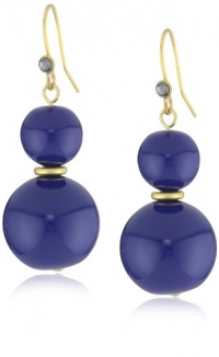 Kenneth Cole New York Modern Geo Round Bead Double Drop Earrings