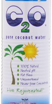 C2O Pure Coconut Water, 17.5 - Ounce Containers (Pack of 12)