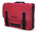 Eco-Friendly 17.3-Inch Canvas Messenger Bag (Red)