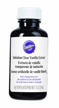 Wilton Clear Imitation Vanilla 8 Oz Bottle