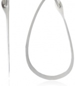 Melissa Joy Manning MJM Classic Sterling Silver Triangle Hoop Earrings