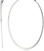 Melissa Joy Manning MJM Classic Sterling Silver Extra Large Round Hoop Earrings