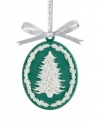 Wedgwood ® 2010 Tree Cameo Green Christmas Ornament