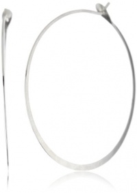 Melissa Joy Manning MJM Classic Sterling Silver Extra Large Round Hoop Earrings