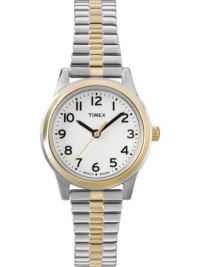 Timex Women's T2N068 Elevated Classics Dress Two-Tone Expansion Watch