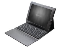 Aduro LIQUA-SHIELD Folio Case with Bluetooth Keyboard for Apple iPad 2, iPad 3 & iPad 4 Generation (Retail Packaging) Black