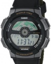 Casio Men's AE1100WB-3A Sport Multi-Function Green Dial Watch