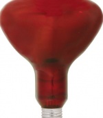 GE Lighting 37771 R40 Heat Lamp, Red, 250-Watt