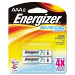 Energizer EA92BP-2 AAA Advanced Lithium Battery - Retail Packaging