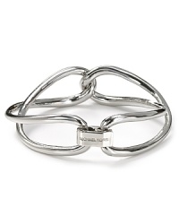 Michael Kors elegantly entwined bangle makes a modern token of love.