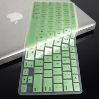 TopCase METALLIC GREEN Keyboard Silicone Cover Skin for Macbook Pro 13, 15, 17 inches with TOPCASE Logo Mouse Pad