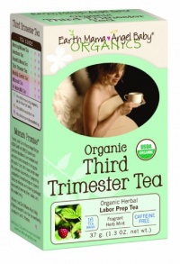 Earth Mama Angel Baby Organic Third Trimester Tea, 16 Teabags/Box  (Pack of 3)