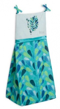 Peacock Blue Diaper Stacker by Bananafish