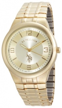 U.S. Polo Assn. Classic Men's USC80023 Round Analogue Gold Dial Expansion Watch