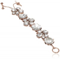 Betsey Johnson Iconic Stone Crystal Gem Toggle Bracelet, 7.5