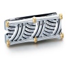 J.Goodman Sterling Silver/18k Yellow Gold Money Clip