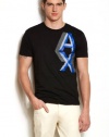 Armani Exchange Mens Stacked A|X Tee