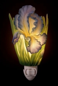 Bearded Iris Nightlight - Flowers of Light Ibis & Orchid Designs