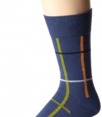 HUGO BOSS Men's Grid Crew Sock