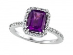 Genuine Amethyst Ring by Effy Collection® LIFETIME WARRANTY