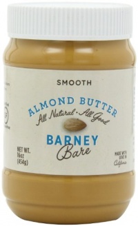 Barney Butter Bare Almond Butter, Smooth, 16 Ounce