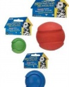 JW Pet Company iSqueak Bouncin' Baseball Dog Toy, Large (Colors Vary)