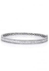 Effy Jewlery Pave Classica 14K White Gold Diamond Bangle, 2.26 TCW