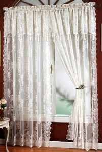 Carly Lace - 84 curtain panel - Color : ECRU