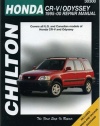 Honda CRV and Odyssey, 1995-00 (Chilton's Total Car Care Repair Manual)