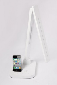 Softech-LED Multi-Function/iPod & iPhone Desk Lamp - WHITE