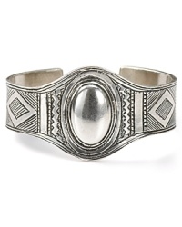 With worldly engravings, Low Luv by Erin Wasson's Afghani cuff lends a cultured look.