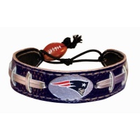 New England Patriots Team Color NFL Football Bracelet