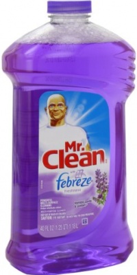 Mr. Clean Multi-Surfaces Liquid with Febreze Freshness Lavender and Vanilla  40-Fluid Ounces Bottles (Pack of 6)